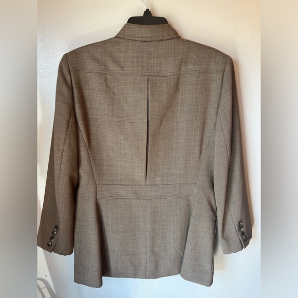 Ralph Lauren Blazer Brown Tan Houndstooth Equestrian Style LRL 💯 wool - Picture 2 of 7